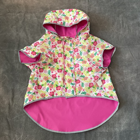 Dog reversible floral rain jacket coat XL - Picture 5 of 11